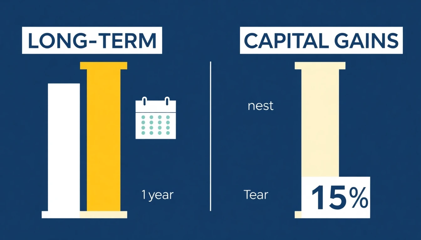 Long-term vs short-term capital gains comparison