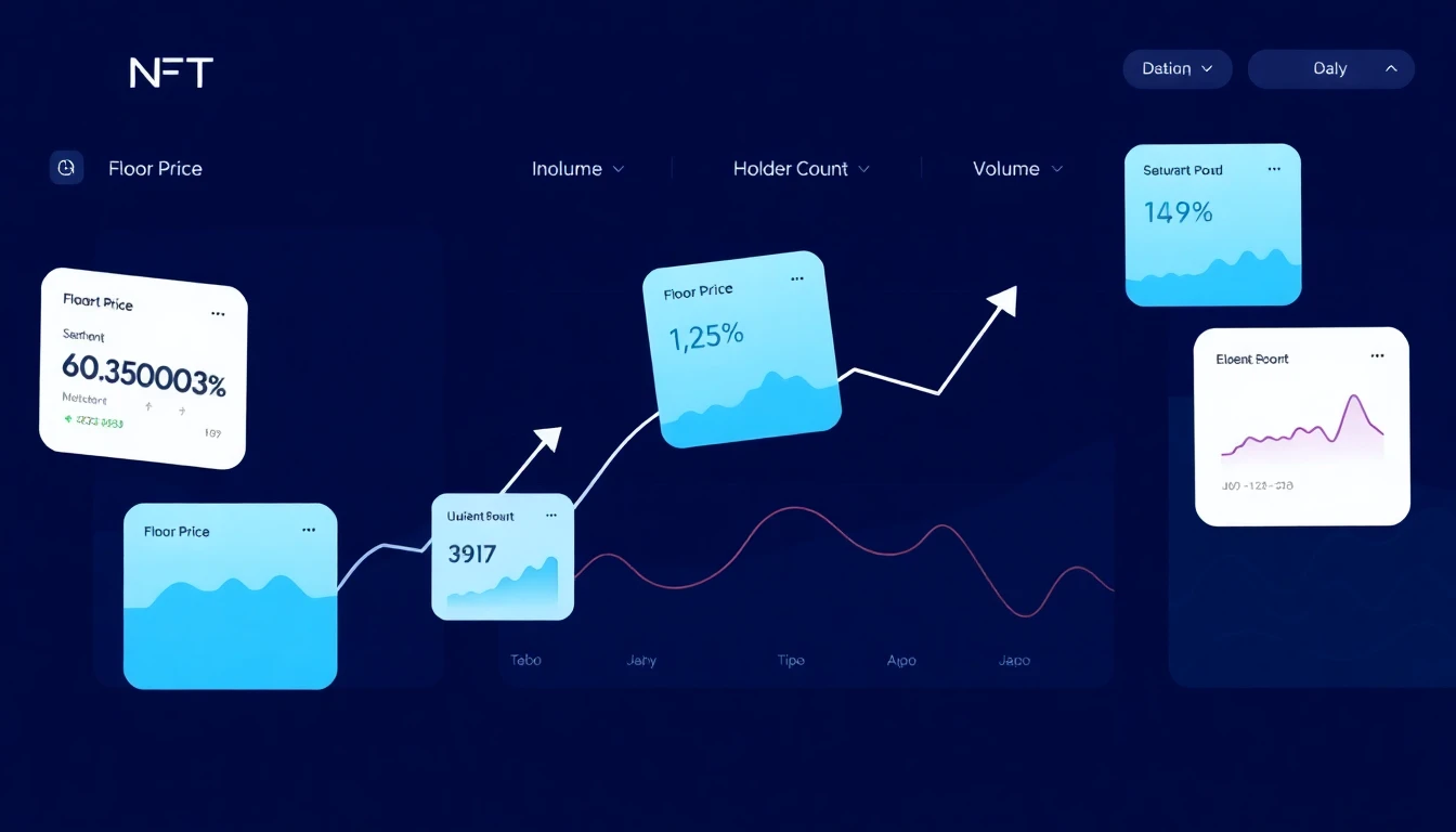 NFT metrics dashboard
